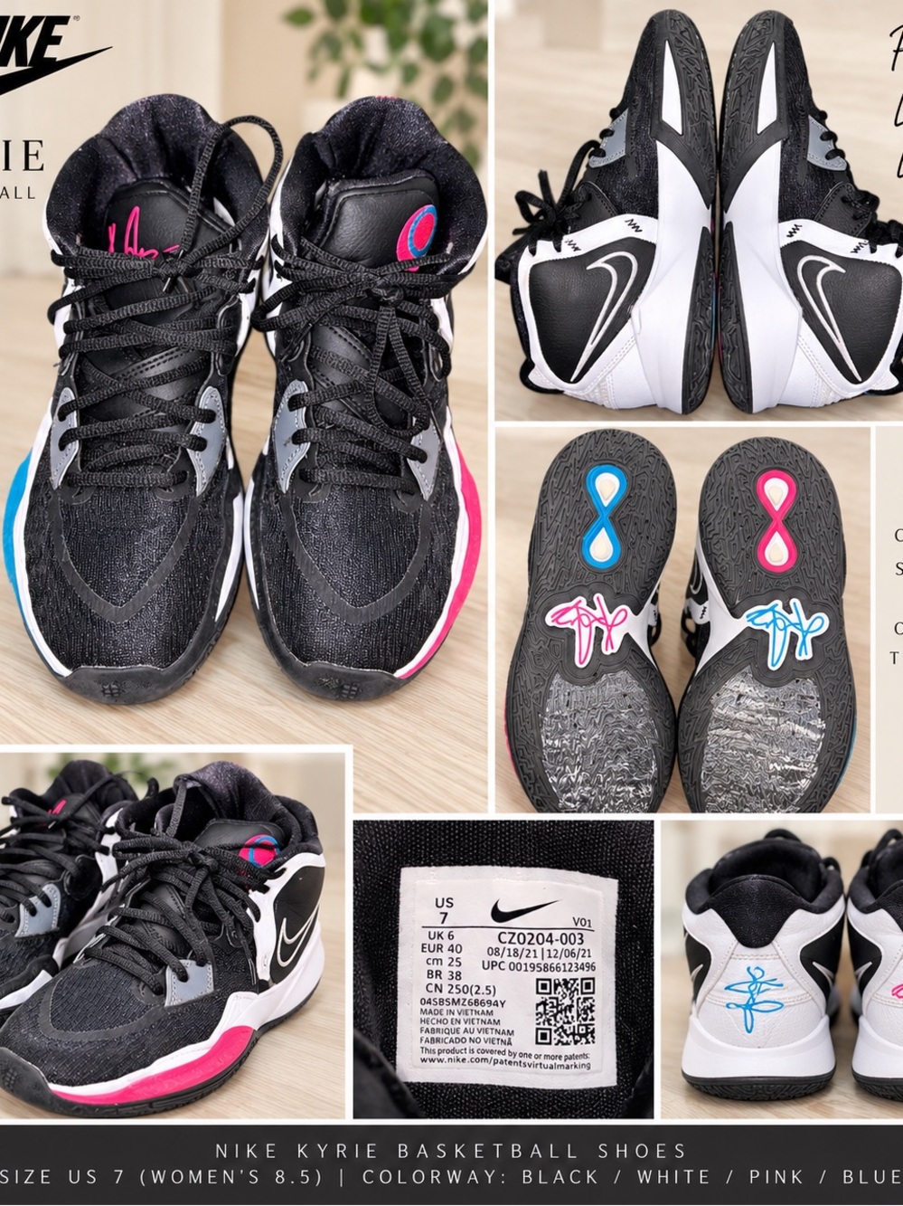 Nike Kyrie Infinity 8 South Beach Basketball Shoes Men’s 7 Women’s 8.5